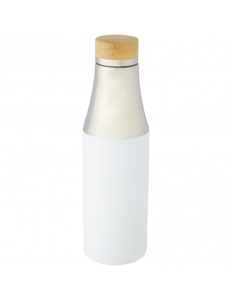 Hulan 540 ml copper vacuum insulated stainless steel bottle with bamboo lid