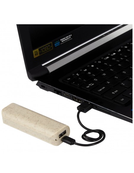 Yoko 1200mAh wheat straw power bank