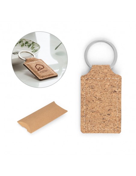 ALOY. Cork keyring