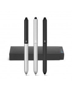 NEO. Ball pen with touch tip in aluminium