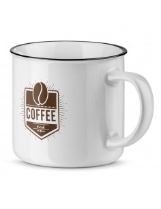 VERNON WHITE. Ceramic mug 360 ml