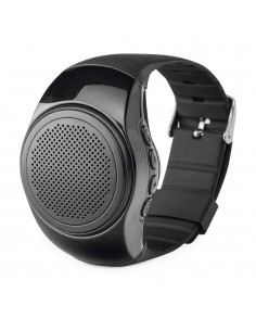 Wrist. Clock-shaped portable speaker