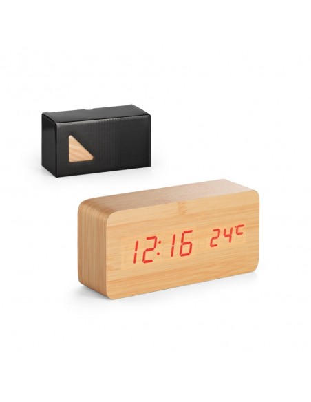 DARWIN. Table clock in MDF