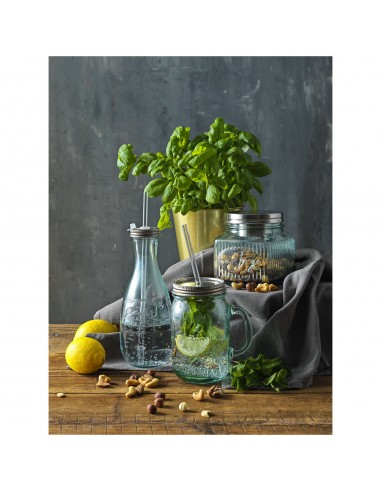 Lechug recycled glass salad pot