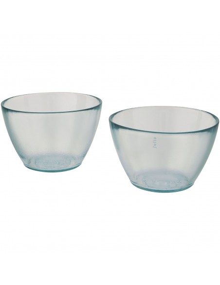 Cuenc 2-piece recycled glass bowl set