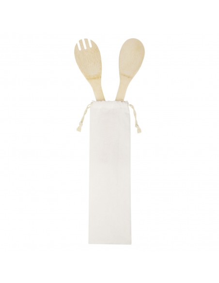 Endiv bamboo salad spoon and fork