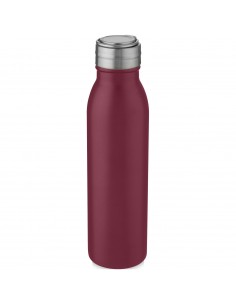 Harper 700 ml stainless steel sport bottle with metal loop