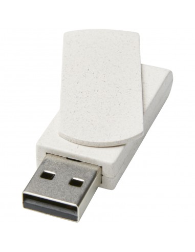 Rotate 16GB wheat straw USB flash drive