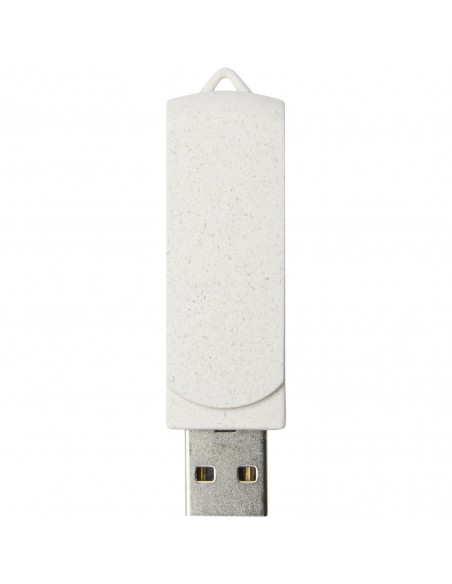 Rotate 16GB wheat straw USB flash drive