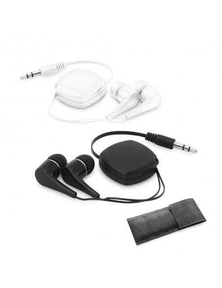 PINEL. Retractable earphones