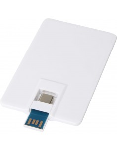 Duo slim 64GB USB drive with Type-C and USB-A 3.0