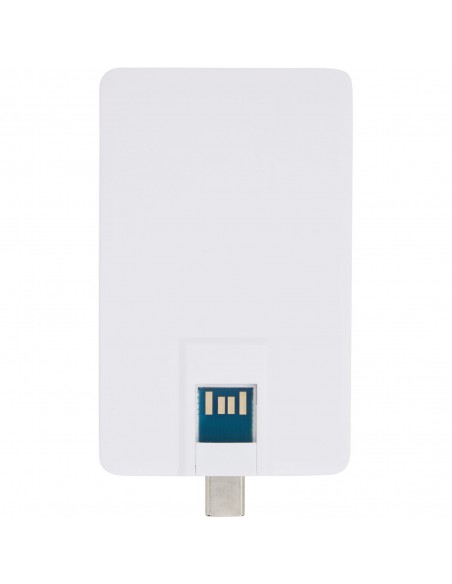 Duo slim 64GB USB drive with Type-C and USB-A 3.0