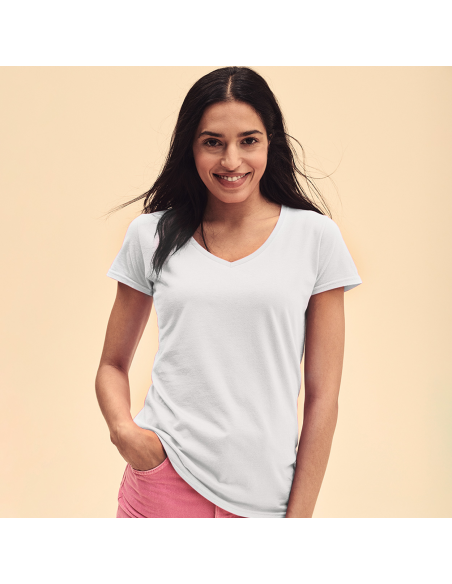 Marškinėliai Iconic V-Neck moterims
