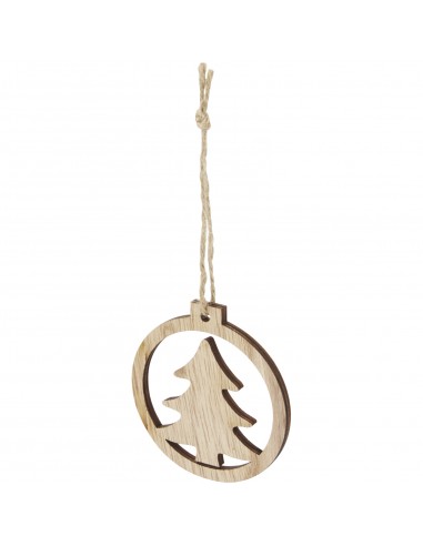 Natall wooden tree ornament