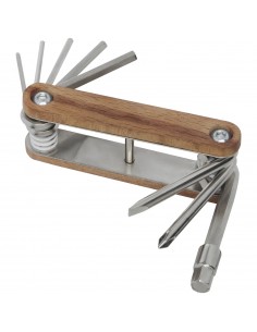 Fixie 8-function wooden bicycle multi-tool
