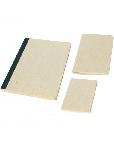 Verde 3-piece grass paper stationery gift set