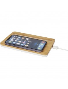 Medake 10W bamboo desktop wireless charger